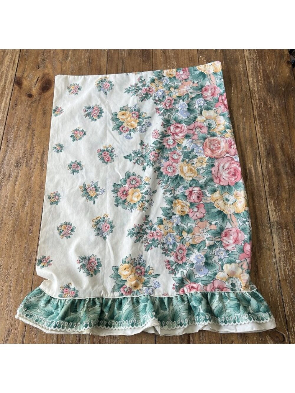 Givenchy Atelier Martex Floral Ivy Ruffle Clemenceau Single Pillowcase